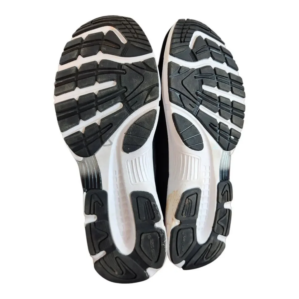 KIng Size mens slip on shoes sz 13W black‎ white comfort slide 15049